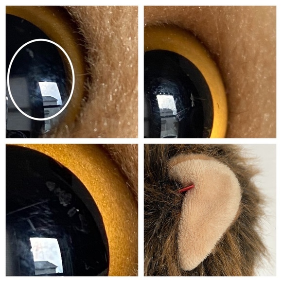 Ty Original Beanie Babies Cecil the Lion Plush Stuffed Animal VelveTy No Tags A - Picture 16 of 16